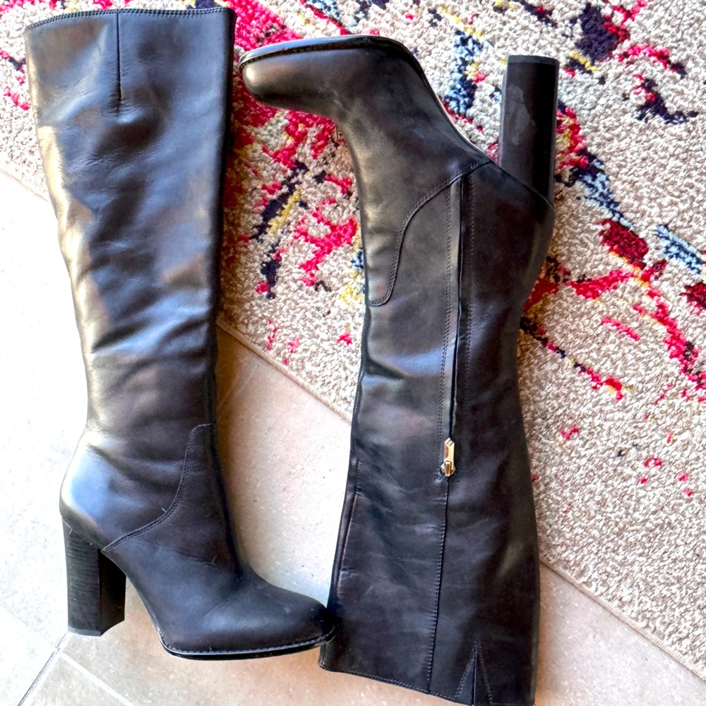 SAM EDELMAN Leather Knee boots never worn size 9